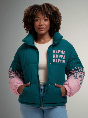 Alpha Kappa Alpha “Timeless Ivy” Puffer Jacket