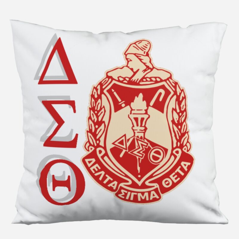 Delta Sigma Theta Symbols Pillow Cover - Image 2