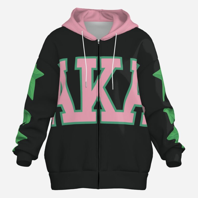 Alpha Kappa Alpha Ivy Zip-Up Hoodie - Image 5