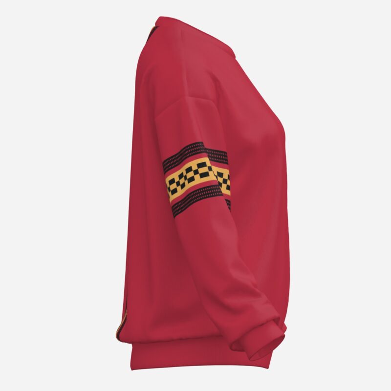 Delta Sigma Theta Kente Crew Neck Sweater - Image 8