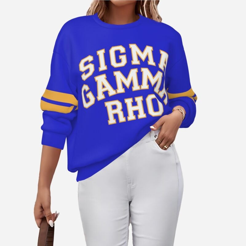 Sigma Gamma Rho Varsity Sweatshirt - Image 3
