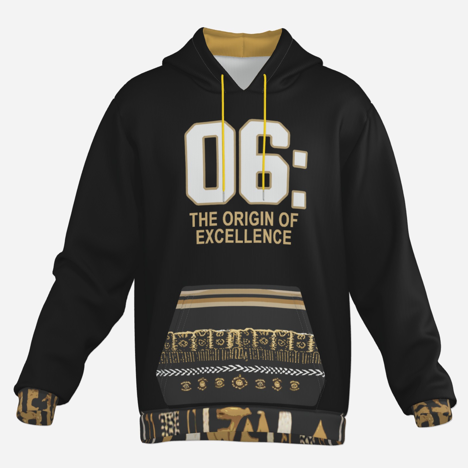 Alpha Phi Alpha African Cuff Hoodie - Image 3
