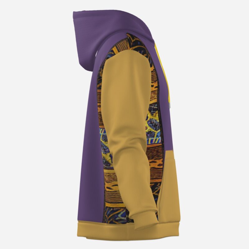 Omega Psi Phi African Patchwork Hoodie - Image 6