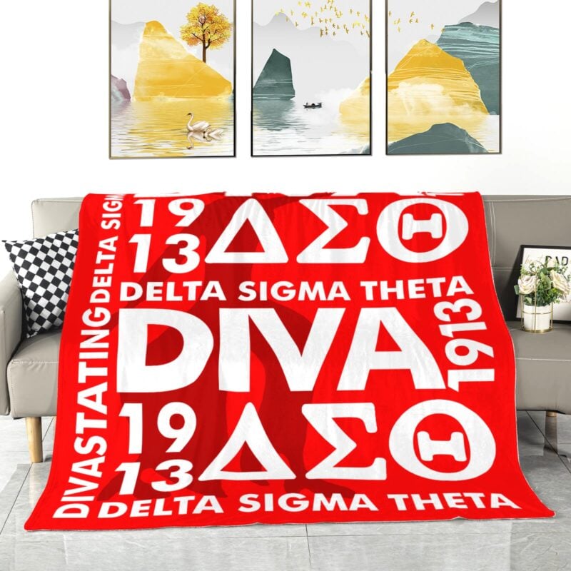 Delta Sigma Theta Founding Year Blanket