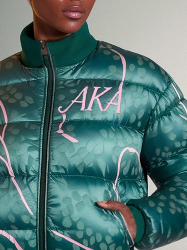 Alpha Kappa Alpha Puffer Jacket - Image 2