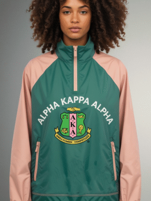 Alpha Kappa Alpha Emerald Crest Heritage Windbreaker