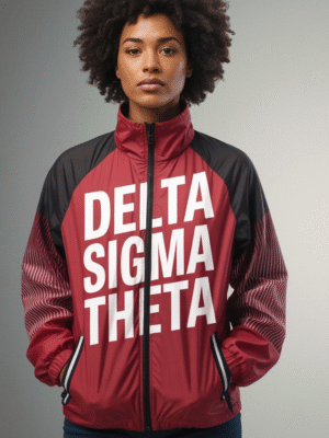 Delta Sigma Theta Elephant Legacy Raglan Windbreaker