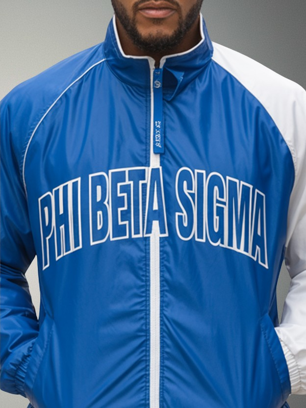 Phi Beta Sigma G.O.M.A.B. Mode Raglan Windbreaker - Image 2