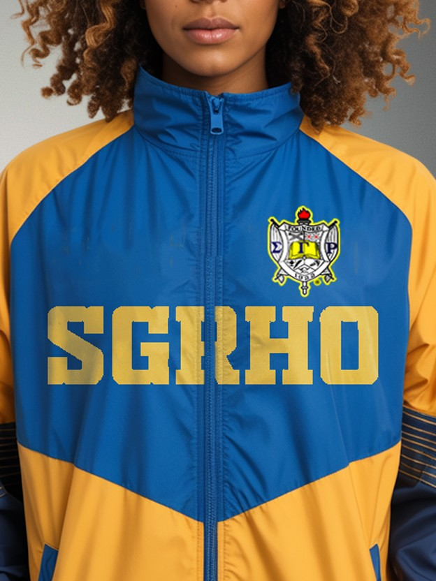 Sigma Gamma Rho Poodle's Crest Performance Windbreaker - Image 2