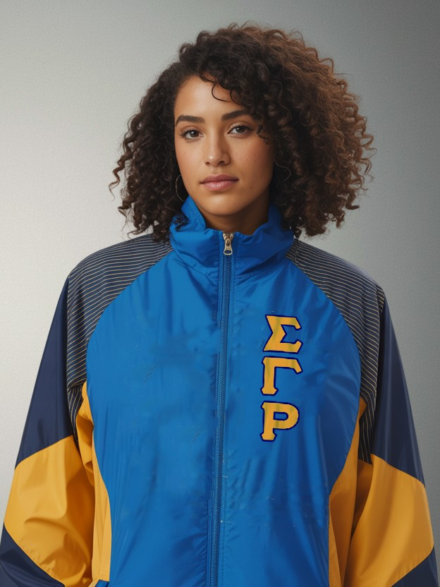 Sigma Gamma Rho Greek Legacy Varsity Windbreaker - Image 2
