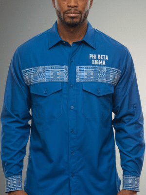 Phi Beta Sigma Gomab Elite Long-Sleeve Button-Up Shirt