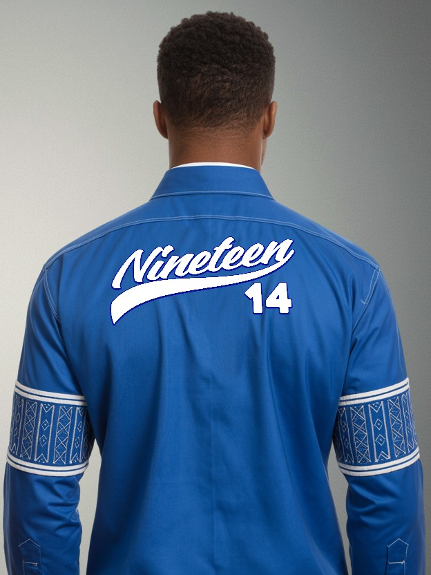 Phi Beta Sigma Dove Classic Long-Sleeve Button-Up Shirt - Image 2