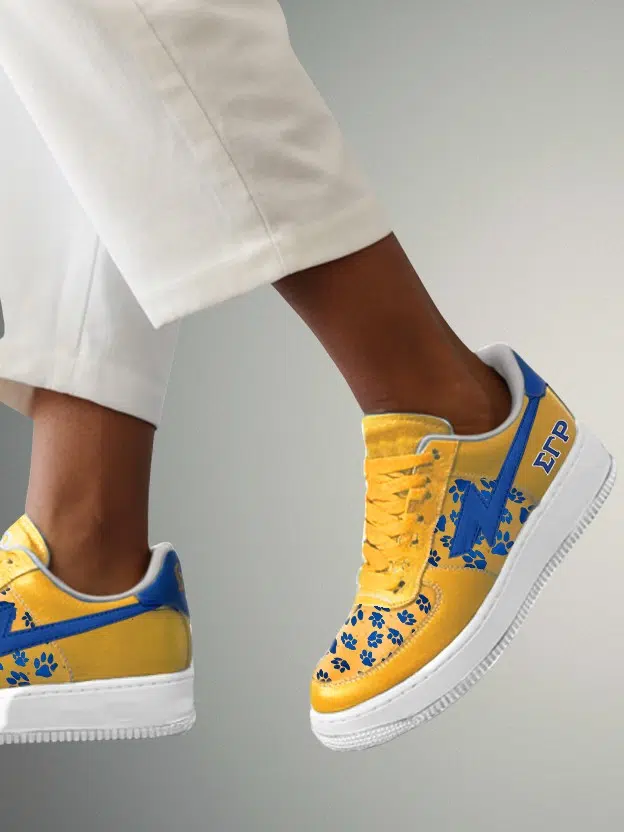 Sigma Gamma Rho Golden Torch Low Street Sneakers