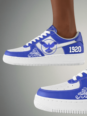 Zeta Phi Beta Royal Dove Low Street Sneakers