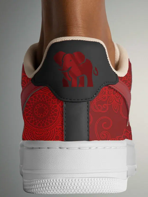 Delta Sigma Theta Crimson Legacy Low Street Sneakers