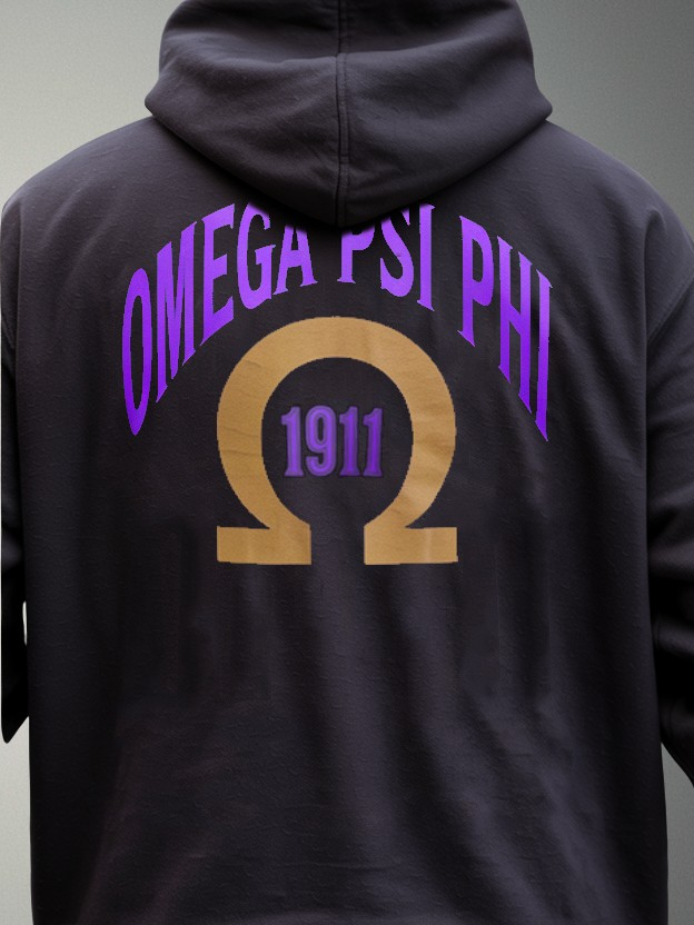 Omega Psi Phi Legacy Number Premium Hoodie - Image 2