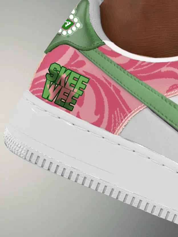 Alpha Kappa Alpha Timeless Ivy Court Low Street Sneakers - Image 2
